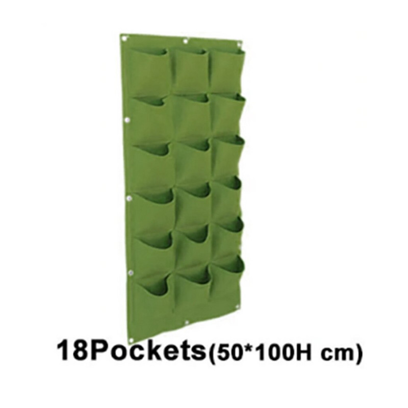 Taška na pestovanie tekvíc, závesný kvetináč s vreckom 9/18, vertikálny nástenný kvetináč, záhradný, terasový, trávnik a záhradné bylinkové struky