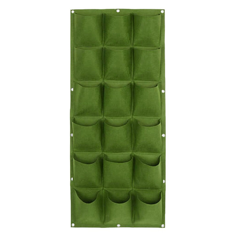 Taška na pestovanie tekvíc, závesný kvetináč s vreckom 9/18, vertikálny nástenný kvetináč, záhradný, terasový, trávnik a záhradné bylinkové struky