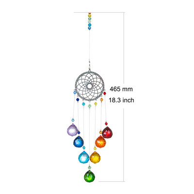 Krištáľové hranolové lapače slnka, závesné lapače slnka, prívesok, záhradná dekorácia pre vonkajšie a vnútorné darčeky.