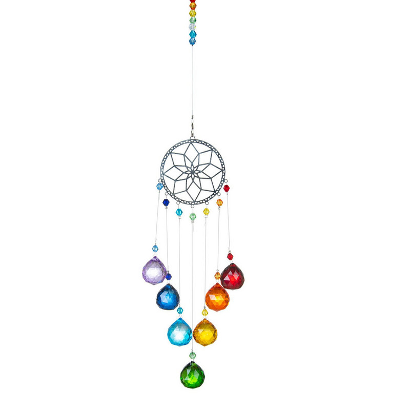 Krištáľové hranolové lapače slnka, závesné lapače slnka, prívesok, záhradná dekorácia pre vonkajšie a vnútorné darčeky.