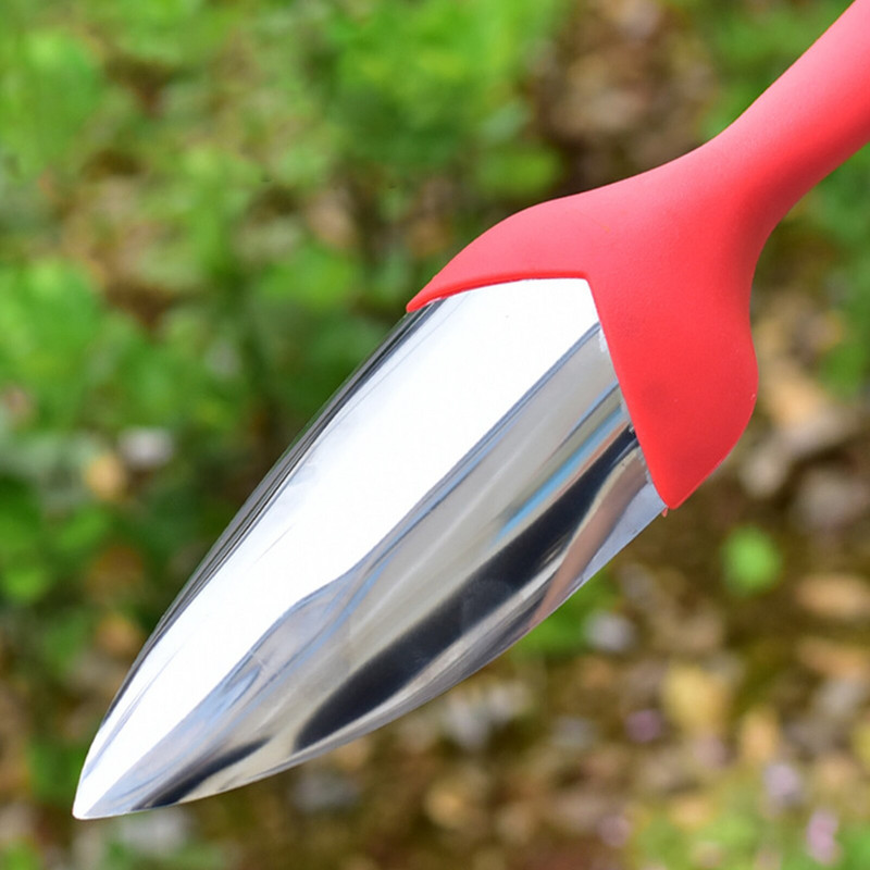 Nová záhradná lopata z nehrdzavejúcej ocele, lopata na sadenie kvetov, záhradná plastová rukoväť, ručné záhradnícke náradie Tao Hua Yuan.
