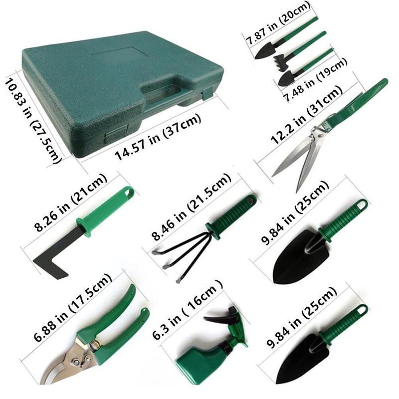 10-dielna sada záhradného náradia, záhradné štepenie, poľnohospodárske nožnice na orezávanie, nožnice na ovocné stromy, orezávanie, záhradné náradie, multifunkčné 6