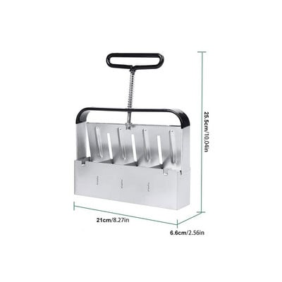 Ručný blokovač pôdy, štvorcový tvorca hrudiek, 2-palcový tvorca pôdnych blokov pre záhradné rastliny, škôlky, chránia sadenice, špeciálne nástroje, opakovane použiteľné