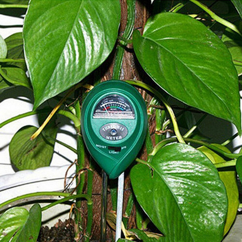 Digitálny pH meter 3 v 1, súprava na testovanie pôdy, vlhkosť/svetlo/pH, senzor vlhkosti pôdy pre záhradu, farmu, trávnik, vonkajšie, vnútorné...
