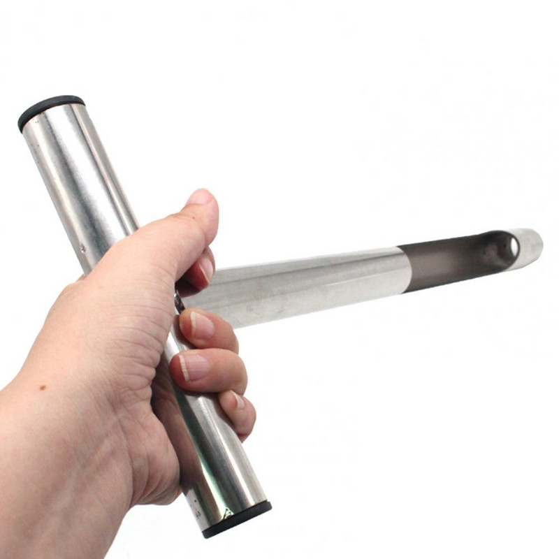 Lauko vamzdinis golfo aikštyno mėginių ėmimo zondas T-stiliaus rankena Dirvožemio tyrimo zondai Dirvožemio tyrimo vamzdeliai Geras dirvožemio mėginių ėmiklis vamzdinis