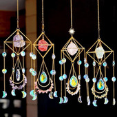 Krištáľový hranol, lapače slnka, záhradná závesná dekorácia, zvonkohra, dekorácia domáceho stromu, vonkajší lapač snov, dekorácia lapač slnka