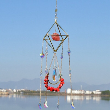 Crystal Prism Suncatchers Κρεμαστό ντεκόρ Κήπος Wind Chime Διακόσμηση δέντρου σπιτιού Outdoot Dream Catcher Suncatcher Διακόσμηση