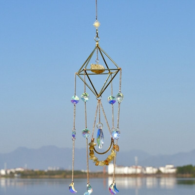 Krištáľový hranol, lapače slnka, záhradná závesná dekorácia, zvonkohra, dekorácia domáceho stromu, vonkajší lapač snov, dekorácia lapač slnka
