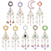 Putojančio sodo saulės gaudyklės vėjo varpelio pakabukas dekoratyvinis dirbtinis krištolinis elegantiškas pakabinamas ant sienos pakabinamas vėjo varpelio namų dekoras