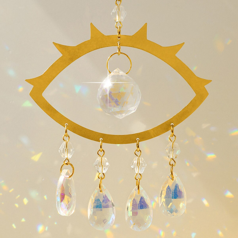 2 ks lapač slnka s krištáľovým efektom, boho závesným svetlom na okno, dúhovým lapačom slnka, hranolom, chytačom svetla do záhrady, darčekom