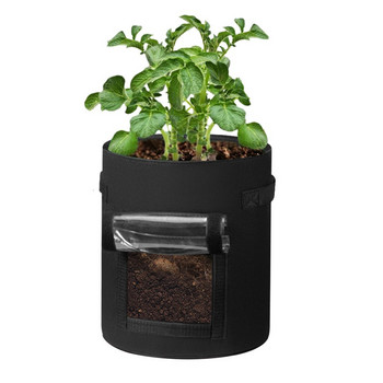 Κουβέρτα Erosion with Potato Planting Container GrowPlanter Thicken Pot Garden FeltCloth Bag DIY Patio Squirrel Food for out