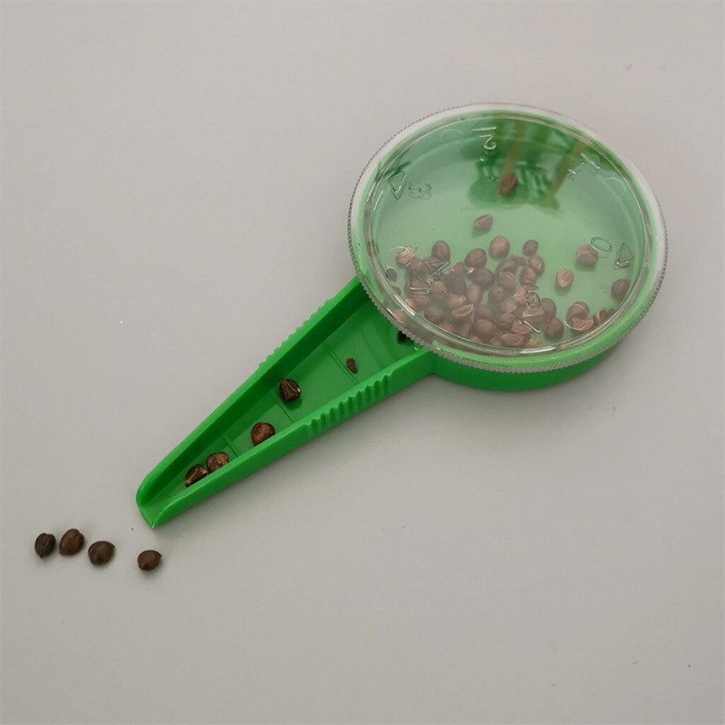 Kŕmidlo na krmivo pre vonkajšie mini ručné záhradnícke náradie kvetinový trávnik sejačka na semienka sejačka užitočný nástroj 3 ks domčekové misky na rastliny