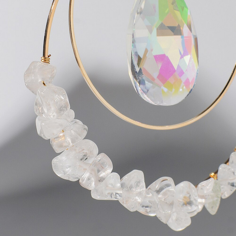 Saulės gaudyklė krištolinė pakabinama stiklinė prizmė sodo dekoravimas lauko Kalėdų krištolinis namų dekoras vėjo varpeliai saulės gaudyklė