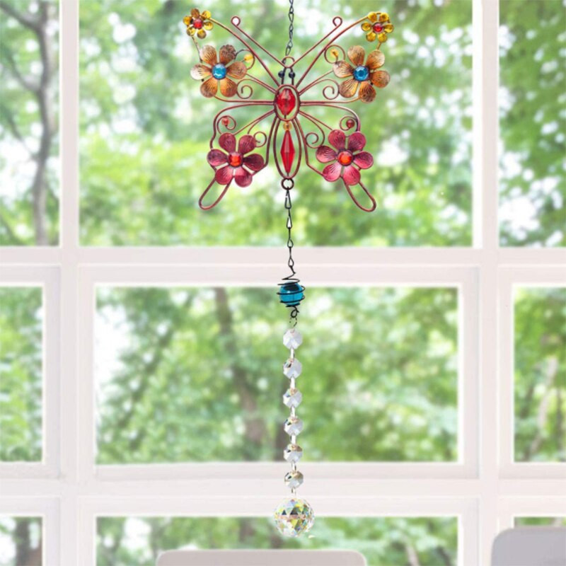 Sodas Geometry White Crystal Suncatcher miniatiūrinis stiklinis vaivorykštė namų kambarys kiemas balkonas vaikų darželis automobilio ventiliatorius dekoro priedai dovanos