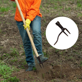 Стоящ инструмент за издърпване на плевели Кука за плевене Ръчно средство за премахване на корени от градински тревни площи Лесно нанасяне Вертикално плевене Копаене на трева Лопата