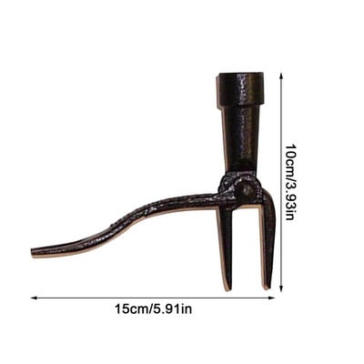 Stovintis piktžolių traukimo įrankis ravėjimo kabliukas Rankinis sodo vejos šaknų šaliklis ravėjimo įrankis Lengvas pritaikymas vertikaliai ravėjimas žolės kasimas