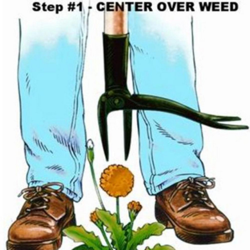 Stovintis piktžolių traukimo įrankis ravėjimo kabliukas Rankinis sodo vejos šaknų šaliklis ravėjimo įrankis Lengvas pritaikymas vertikaliai ravėjimas žolės kasimas