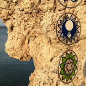 Záhradné Suncatchers Moderná akrylová sada 7 čakier Duchovný dar - Moderná akrylová sada 7 visiacich zvonkohier