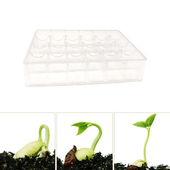Μικρή τροφή Μικρή γλάστρα Καλλιέργεια Διαφανές σπορόφυτο Διαφανές γεωργικός δίσκος Αίθριο Δίσκοι εκκίνησης σιλικόνης κήπου και κήπου