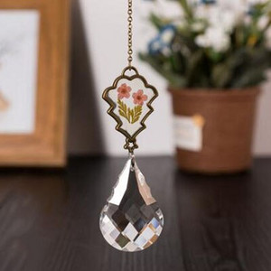 Krištáľový luster Suncatcher, fazetový hranol, prívesok na okno, závesná ozdoba, domáca záhradná dekorácia, figúrka, kovové remeslá, vianočné darčeky.