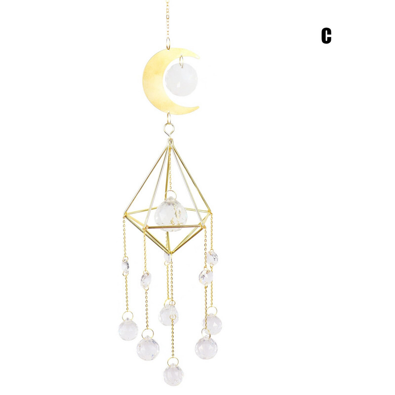 Krištáľová dekorácia Aurora Suncatchers, dúhový stroj, krištáľová mobilná okenná hranolová závesná ozdoba do záhrady H88F