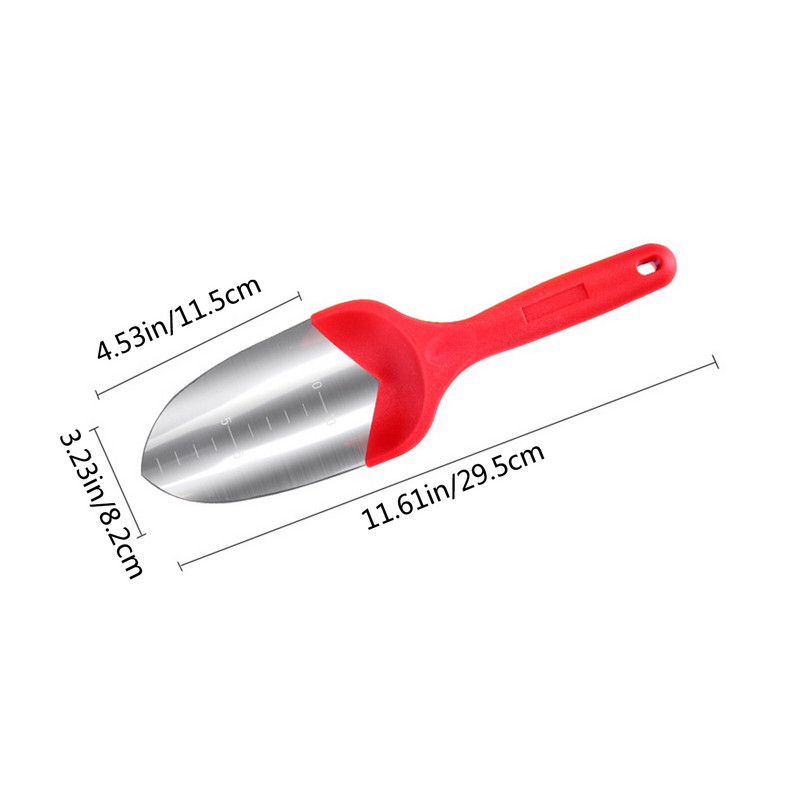 Nešiojamas sodo kastuvas Kastuvas nerūdijančio plieno Daugiafunkcis kietas plastikinis rankena Kasimo mentelė Bonsai namų įrankiai