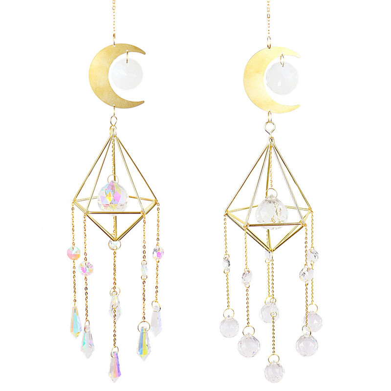 Krištáľové dekorácie Aurora Suncatchers, dúhové krištáľové mobilné okenné hranoly, závesná ozdoba pre domácu záhradu, dúhový hranol.