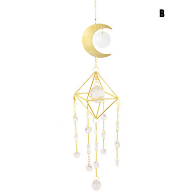 Krištáľové dekorácie Aurora Suncatchers, dúhové krištáľové mobilné okenné hranoly, závesná ozdoba, záhradné vianočné ozdoby.