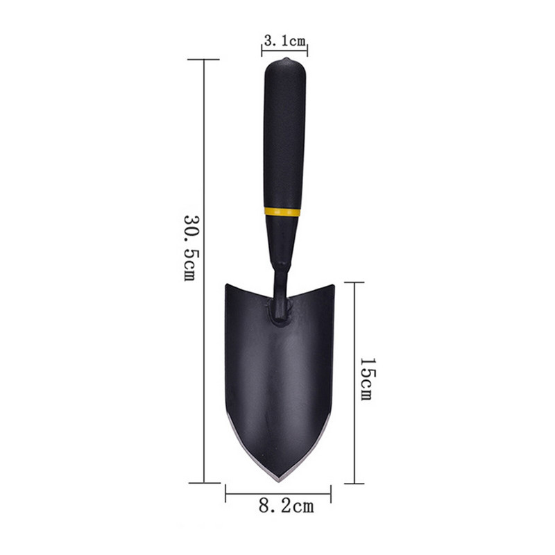 Mini sodo kastuvų įrankis su patogia dervos gumos rankena „Pasidaryk pats“ sodo rankiniai įrankiai, skirti ribotiems plotams gėlių vazonams Sodo įrankiai