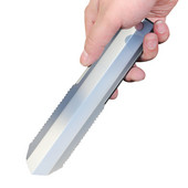 Záhradná lopata, záhradná stierka, ručná záhradná lopata z čistého titánu s ergonomickou rukoväťou, značka hĺbky, meranie pre viac informácií