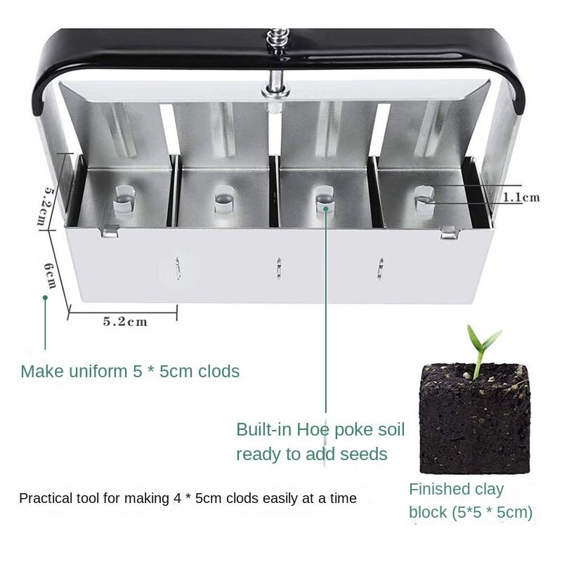 Ručné kypriče hrudiek Pôdne blokátory Záhradné náradie Sadzovacie náradie Záhradné náradie