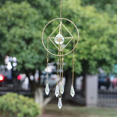 Krištáľové zvonkohry Suncatcher, hviezda, mesiac, lapače slnka, ručne vyrábané, záhradné závesné ozdoby, okenné závesy, bytové dekorácie.