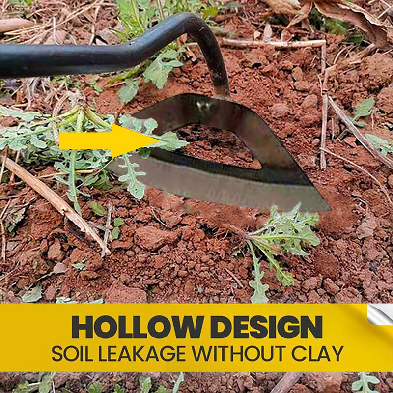 Pikantiškas ilgaamžis tuščiaviduris kraštas, grūdintas rankomis, iš viso plieno ravėjimo įrankis Hoe Edger Garden – kiemo veja ir sodas Azijos augalas