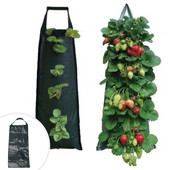 Záhradný závesný vak s farbivom na trávu, jahodová plsť, pestovateľská látka, kvetináč, terasa, trávnik a záhrada, krabica s balíčkami