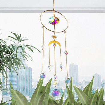 Διακοσμητικά Suncatchers Κήπου Εντυπωσιακά Faux Crystal Wind Chime Αισθητικό Glitter Prisms Sun Catchers Διακόσμηση σπιτιού για βεράντα