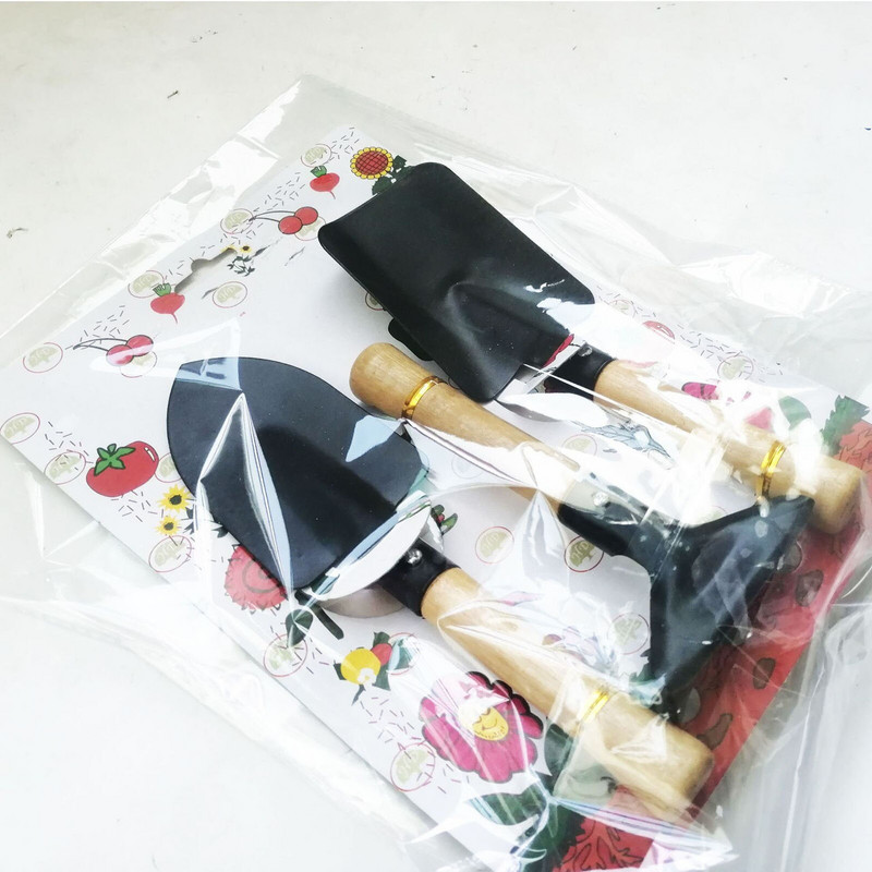 Lopata na rastliny cukrovej trstiny, trojdielna sada záhradného náradia, stromy, detský manuál na sadenie mini trávnych rohoží