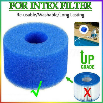 6 τεμάχια για Intex Pure Spa, επαναχρησιμοποιήσιμη κασέτα φίλτρου υδρομασάζ με δυνατότητα πλυσίματος αφρού υδρομασάζ τύπου S1