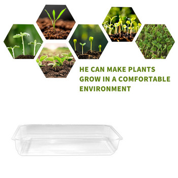 Малки пакети Пластмасови прозрачни размножителни материали Кутия Оранжерия Тава Вътрешна тревна площ и Ръчен разпръсквач