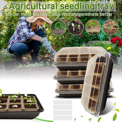 Súprava na pestovanie koktailových bylín, pestovanie čiernych malých sadeníc, kombinovaný priehľadný poľnohospodársky tácok, kvetináč, terasa, trávnik a odroda