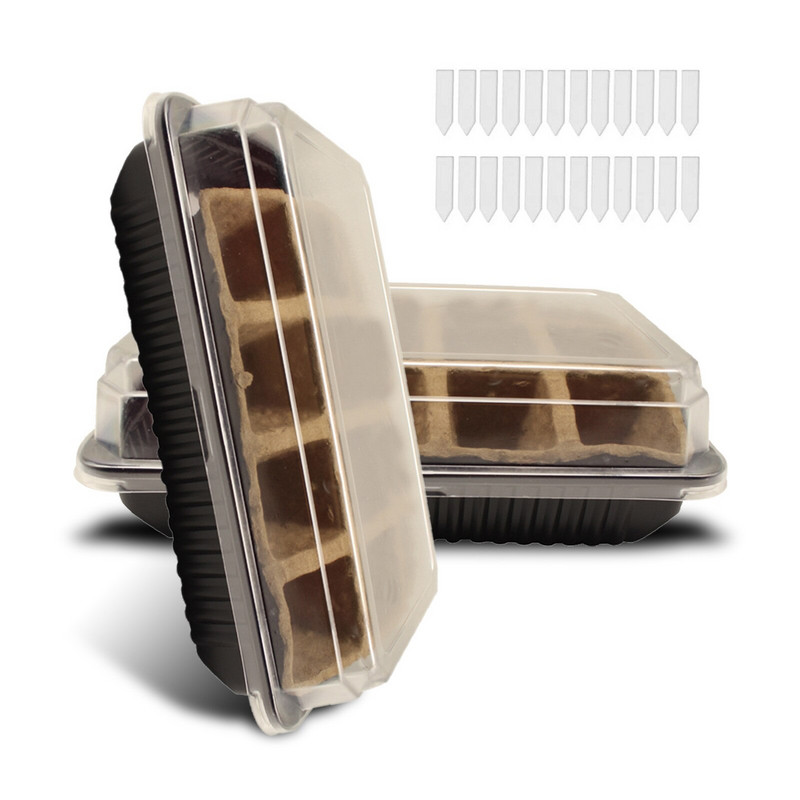 Súprava na pestovanie koktailových bylín, pestovanie čiernych malých sadeníc, kombinovaný priehľadný poľnohospodársky tácok, kvetináč, terasa, trávnik a odroda