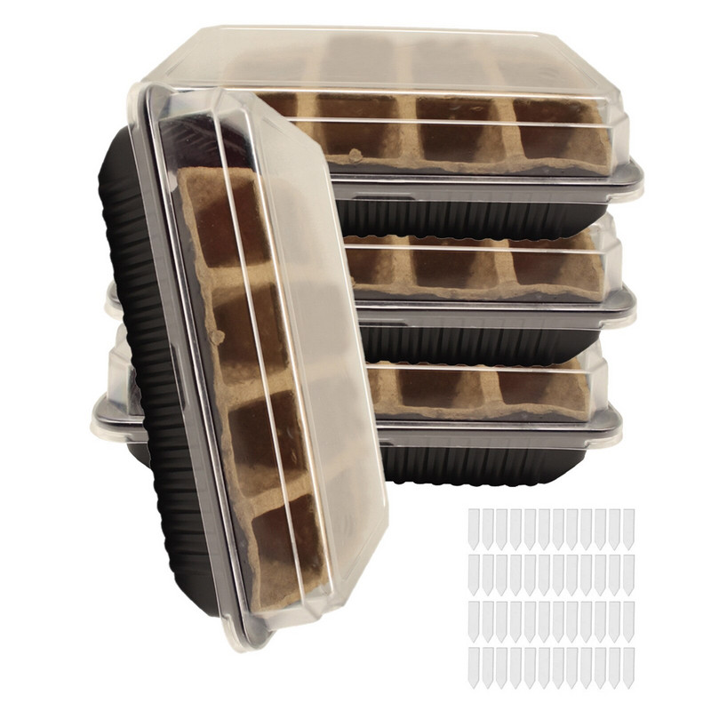 Súprava na pestovanie koktailových bylín, pestovanie čiernych malých sadeníc, kombinovaný priehľadný poľnohospodársky tácok, kvetináč, terasa, trávnik a odroda