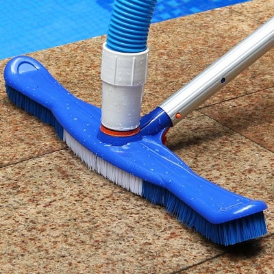 Suction Vacuum Head Brush Swimming Pool Cleaner Pond Cleaning Tool Accessories Easy Carrying Swimming Portable Parts