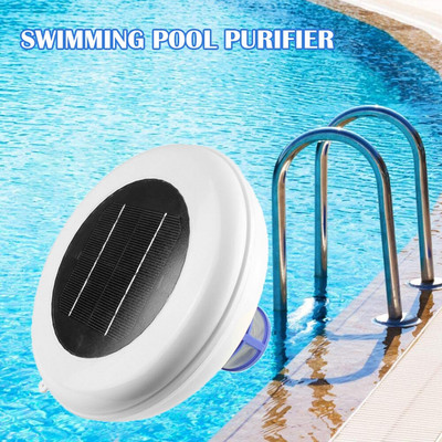 Purificator de piscine cu ioni de argint de cupru, cu energie solară, curățarea apei ucide-ionizator de alge pentru căzi cu hidromasaj în aer liber SPA