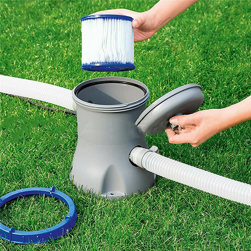 1/2/5 vnt plaukimo baseino įranga C tipo filtro arena piscina filtro kasetė Intex baseino keitimo filtro kasetė Kasdienė priežiūra