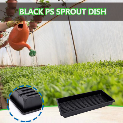 Vidaus daržovių sodo sistemos įterpimas ir stačiakampė daržovė lapams mirkyti vazono padėklas sodinukų kiemas veja ir juosta