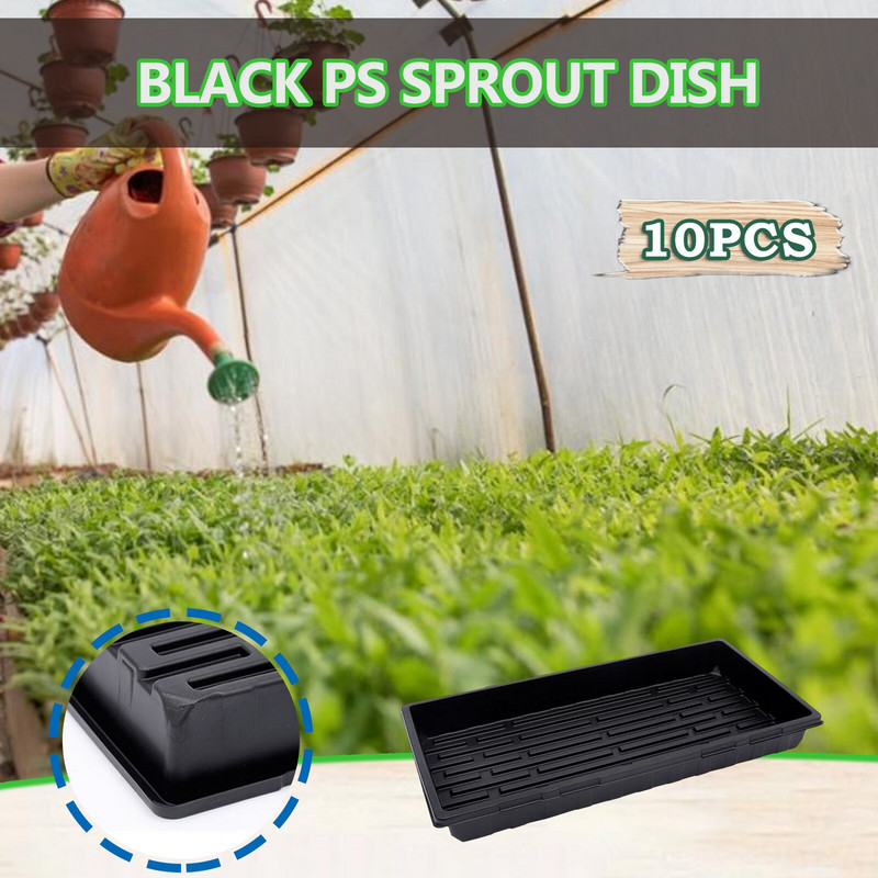 Vidaus daržovių sodo sistemos įterpimas ir stačiakampė daržovė lapams mirkyti vazono padėklas sodinukų kiemas veja ir juosta