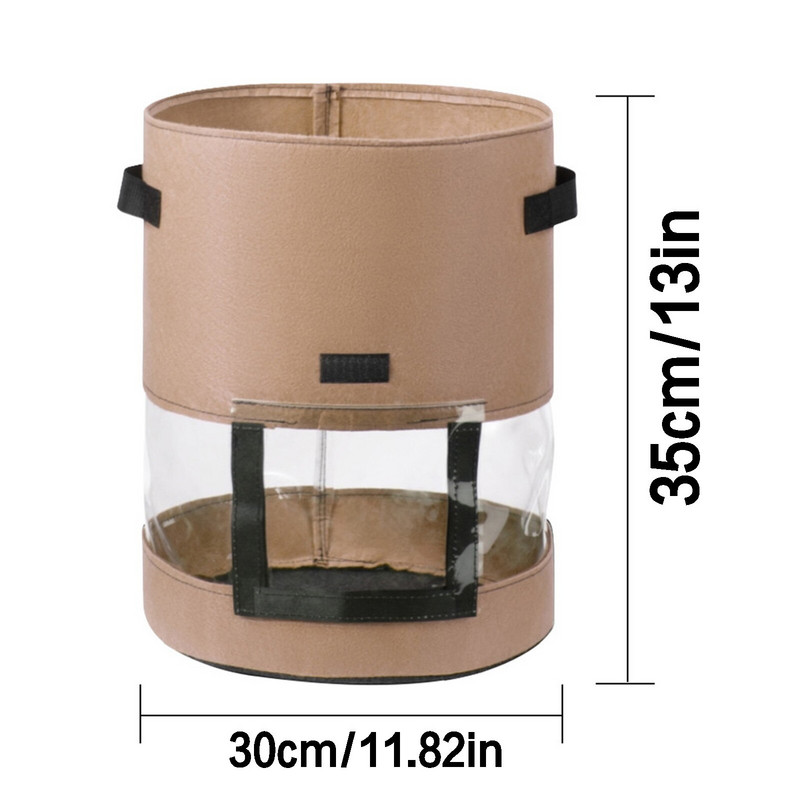 Žolės kamšteliai vejai Sodininkystei Laikyti Namų Sodo Daržovių Maišelis Daigų Maišelis Sodinimo Krepšys Su šešėliuojančiais vazonų padėklais