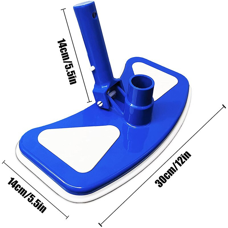 Cap de aspirator pentru piscine Cap de aspirator ponderat pentru piscine cu fluturi cu perii de nailon inferioare Instrument de curățare a grădinii