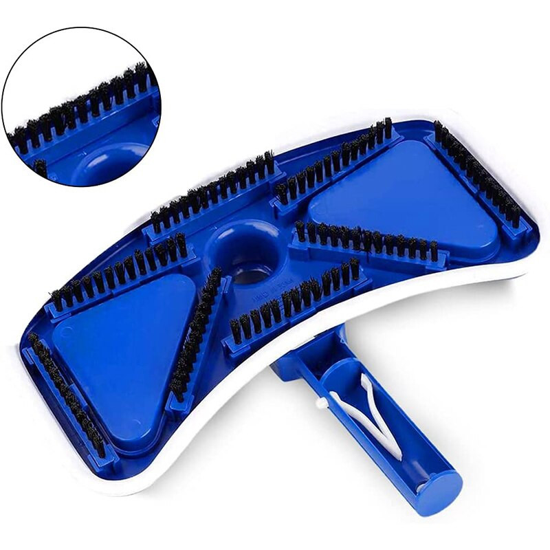 Cap de aspirator pentru piscine Cap de aspirator ponderat pentru piscine cu fluturi cu perii de nailon inferioare Instrument de curățare a grădinii