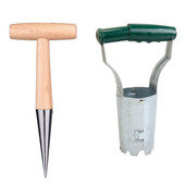 Transplant de răsaduri Set de transplant de răsaduri cu perforator pentru plante suculente agricole Instrument de grădinărit pentru plantare de legume